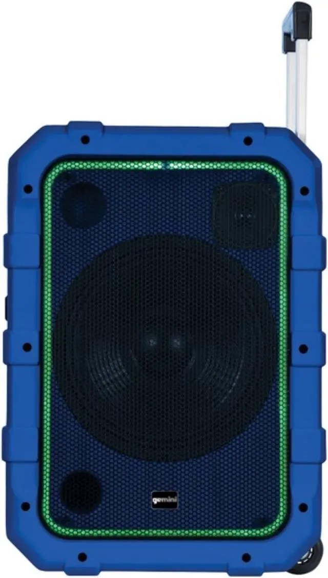 Alt view image 9 of 20 - Gemini MPA2400BLU Portable Bluetooth Party Speaker