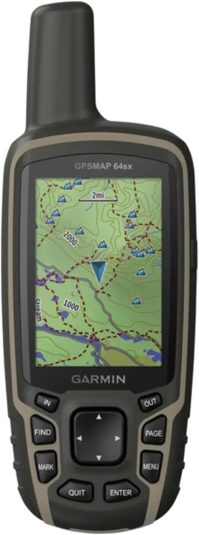 Alt view image 11 of 17 - Garmin GPSMAP 64sx Handheld GPS Navigator Handheld Mountable 0100225810