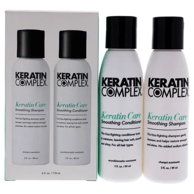 Alt view image 2 of 2 - Keratin Complex Keratin Care Smoothing Shampoo Conditioner Frizz-Fighting Gentle2x3 Ounce 2x89 Gram
