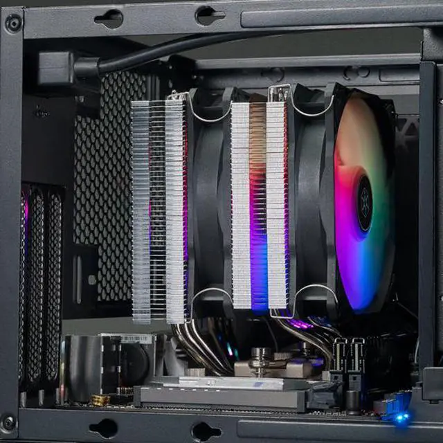 Alt view image 3 of 4 - CPU cooler/Dual Tower/6 x 6 Heat pipe/12025 x 2/H160mm/Universal Intel & AMD socket solution