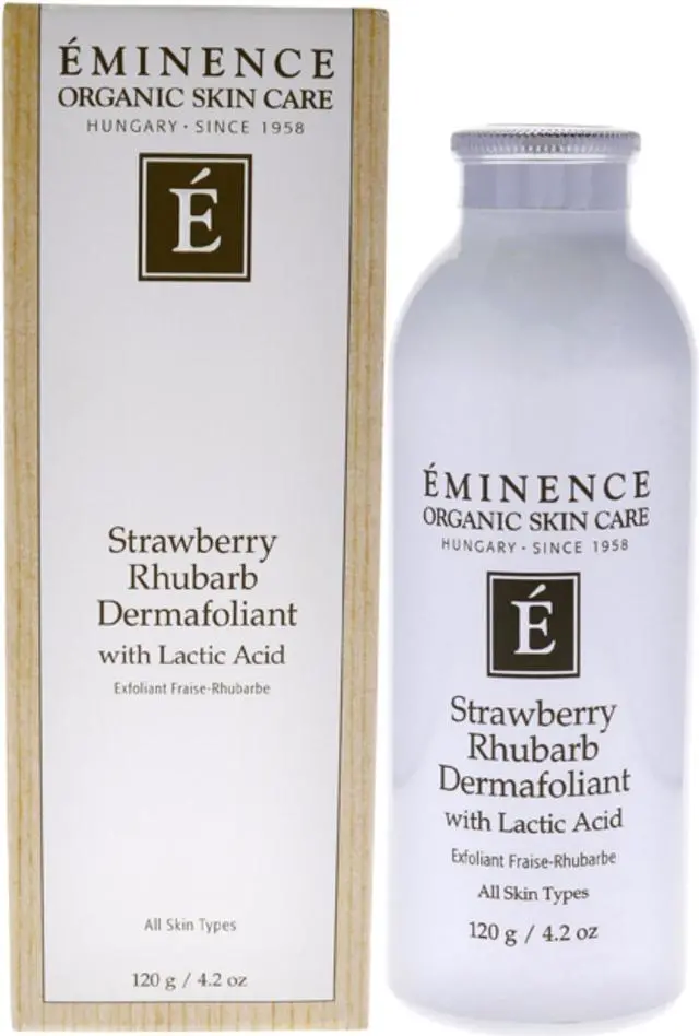 Main image of Strawberry Rhubarb Dermafoliant With Lactic Acid by Eminence for Unisex - 4.2 oz Exfoliator