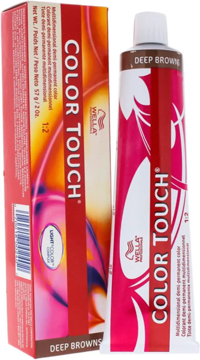 Alt view image 3 of 3 - Wella Color Touch 6/75 Dark blonde/Brown red-violet 2oz