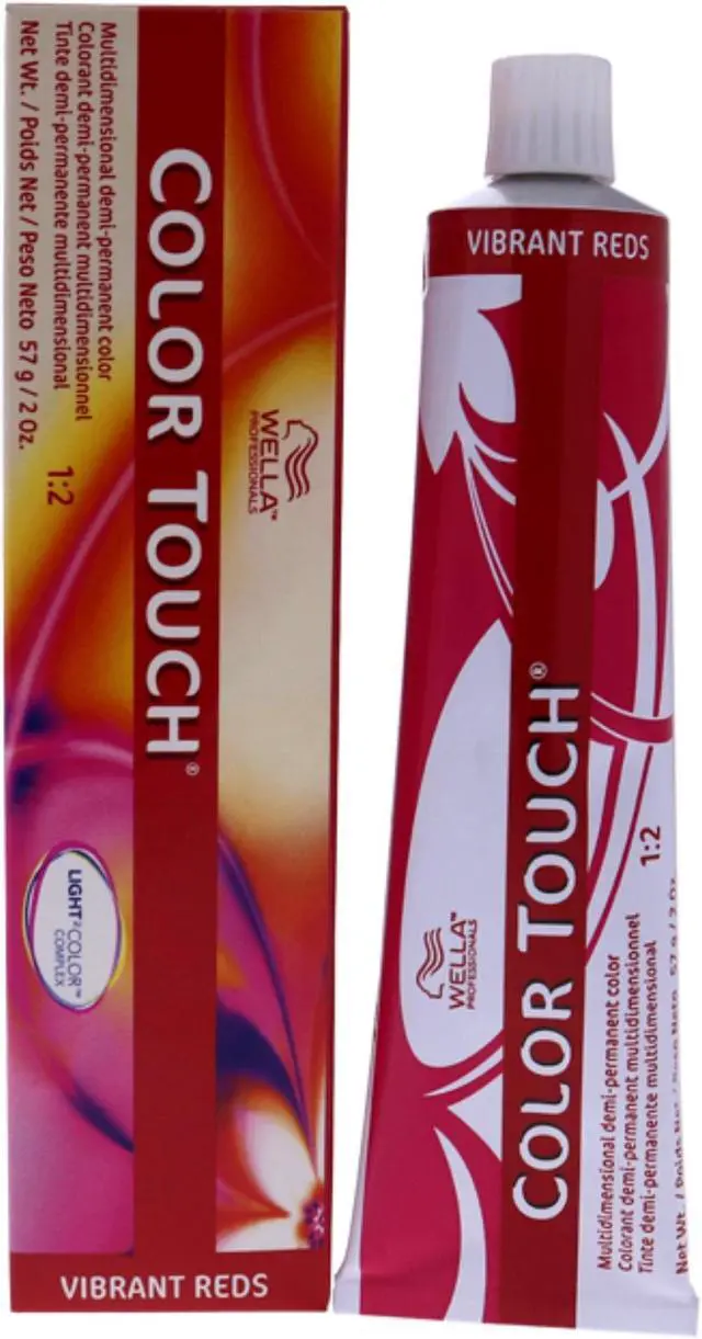 Main image of Color Touch Demi-Permanent Color - 4 57 Medium Brown-Red-Violet Brown by Wella for Unisex - 2 oz Hair Color