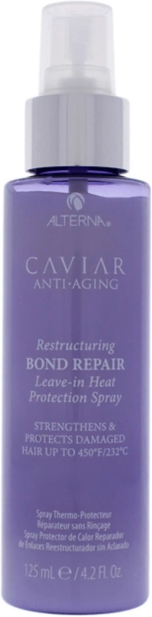 Alt view image 3 of 3 - Alterna Caviar Anti-Aging Leave-In Heat Protection Spray Restructuring Bond Repair4.2 Ounce 125 Gram