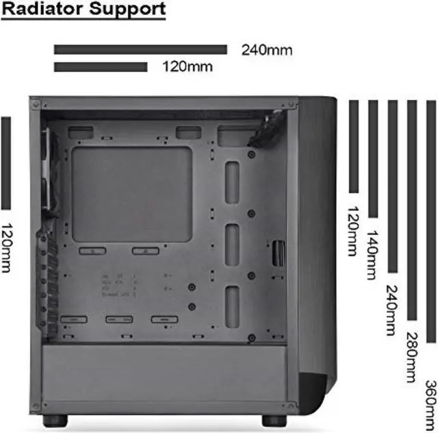 Alt view image 5 of 7 - AP140I, 140*140*25mm, 7 fan blade,1500rpm , Hydro Bearing, Air Penetrator Frame