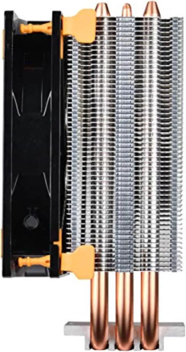 Alt view image 5 of 14 - 8mmx3 heat pipe/Black 12025 fan/ 160mm high/support Intel&AM4