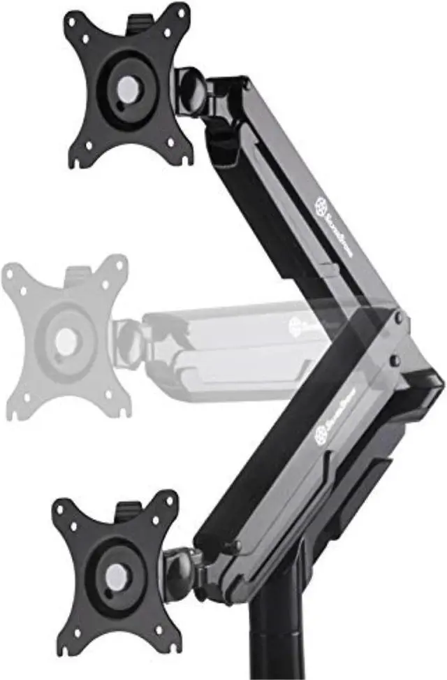 Alt view image 3 of 7 - Gas Spring Swing Monitor Mount, Compatible with monitors up to 36 in size and 12KG, Meet VESA Mounting Interface Standard