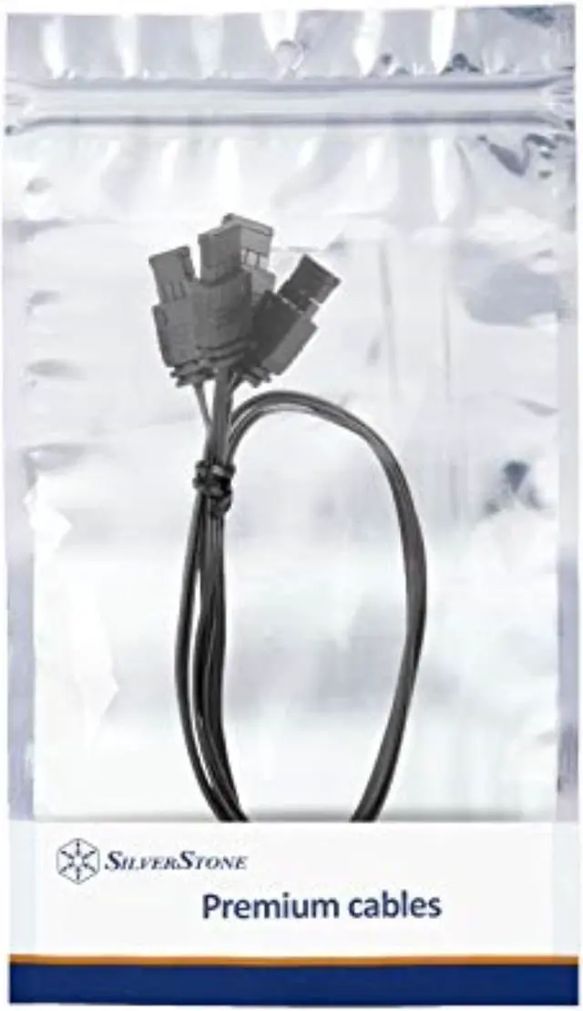 Alt view image 2 of 14 - 1 to 4 ARGB lighting splitter cable, all female connectors, 300mm length
