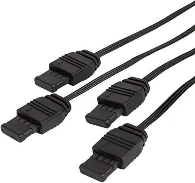Alt view image 5 of 14 - 1 to 4 ARGB lighting splitter cable, all female connectors, 300mm length