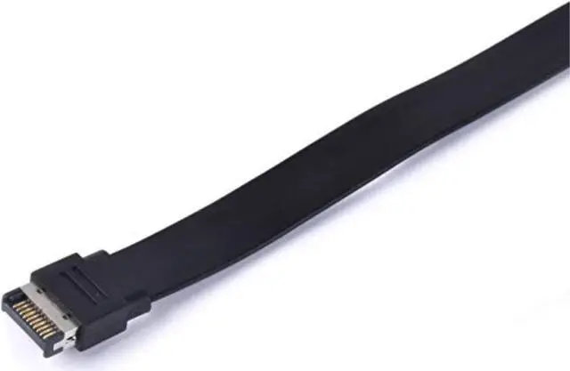 Alt view image 4 of 14 - USB3.0  A type * 1 internal 19Pin 800mm length +USB3.1 Gen2  C Type *1internal 20Pin Key-A 600mm length+ HD Audio 800mm length