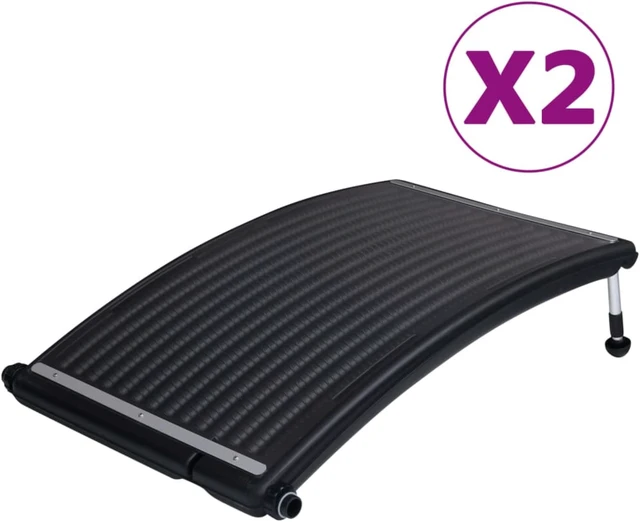 Main image of vidaXL Curved Pool Solar Heating Panels 2 pcs 43.3"x25.6"