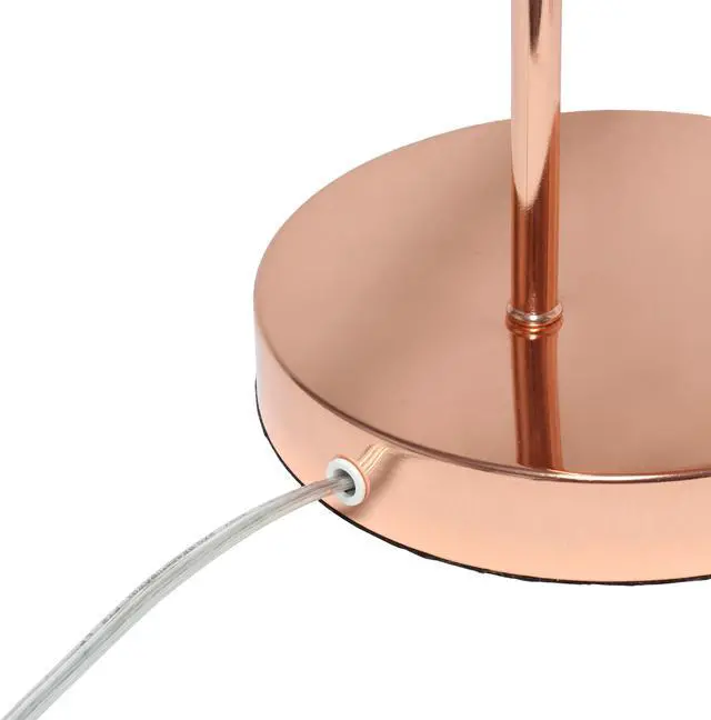 Alt view image 3 of 14 - Lalia Home Arched Metal Cage Table Lamp, Rose Gold