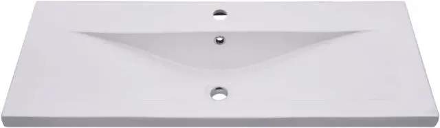 Alt view image 8 of 18 - vidaXL Wash Basin Built-in Basin Vanity Sink Small Basin Bath Sink Ceramic White