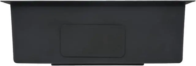 Alt view image 11 of 19 - vidaXL Kitchen Sink Undermount Sink with Strainer Black Stainless Steel Sink