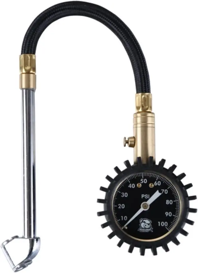 Main image of 0-100 PSI Air Pressure Gauge Analog Bulldog Winch