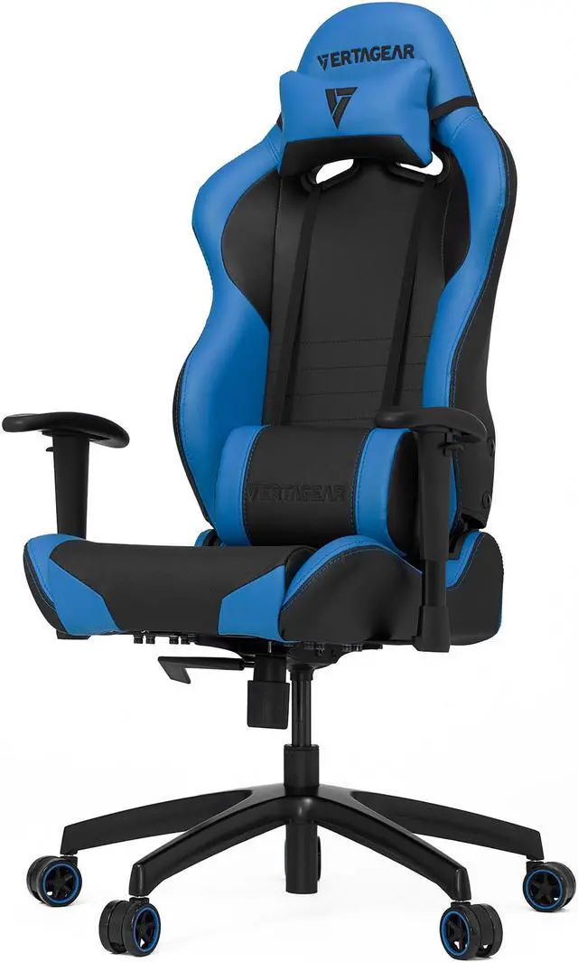 Alt view image 8 of 11 - Vertagear S-Line SL2000 Racing Series Gaming Chair - Black/Blue (Rev. 2)