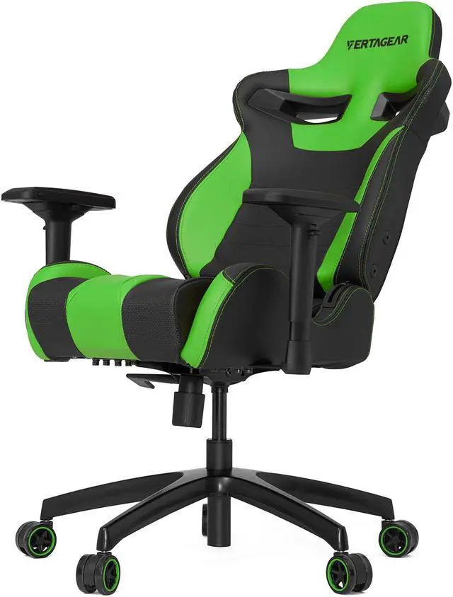 Alt view image 11 of 11 - Vertagear S-Line SL4000 Racing Series Gaming Office Chair - Black/Green (Rev. 2)