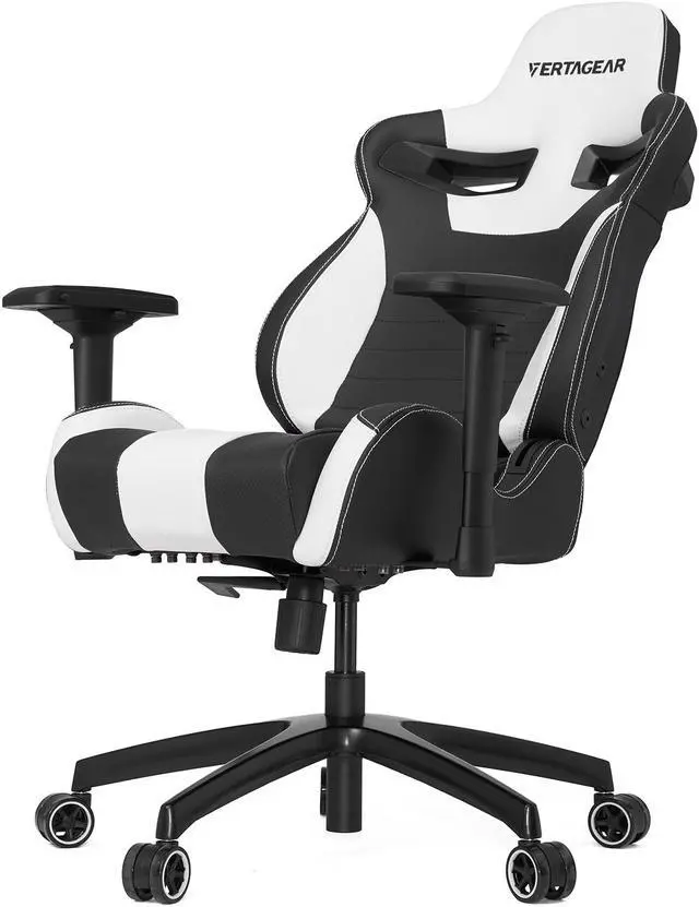 Alt view image 12 of 12 - Vertagear S-Line SL4000 Racing Series Gaming Office Chair - Black/White (Rev. 2)