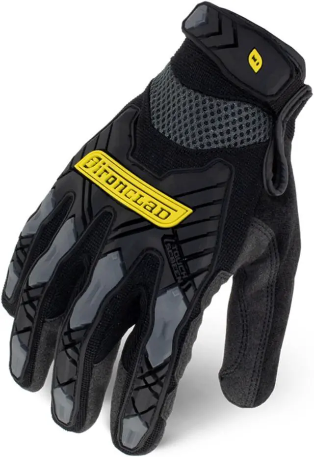 Alt view image 3 of 5 - IRONCLAD IEX-MIG-04-L Impact Resistant Gloves,Size L,Black,PR