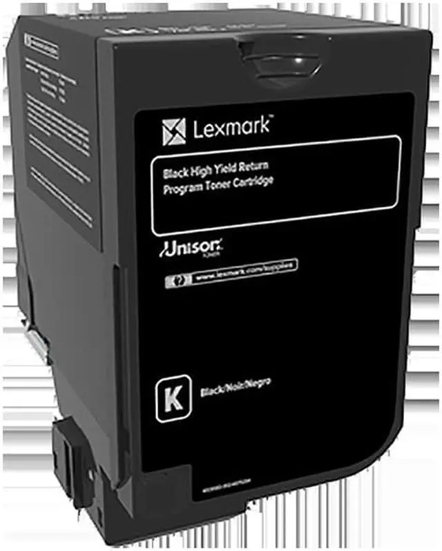 Alt view image 5 of 11 - Lexmark LEX74C1HK0 CS725 High Yield Return Program Cartridge Toner, Black