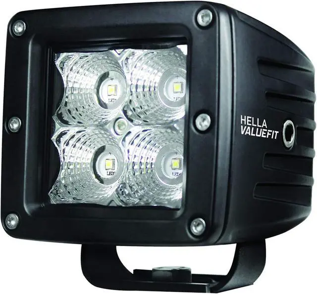 Alt view image 2 of 3 - Hella Marine Value Fit LED 4 Cube Flood Light - Black