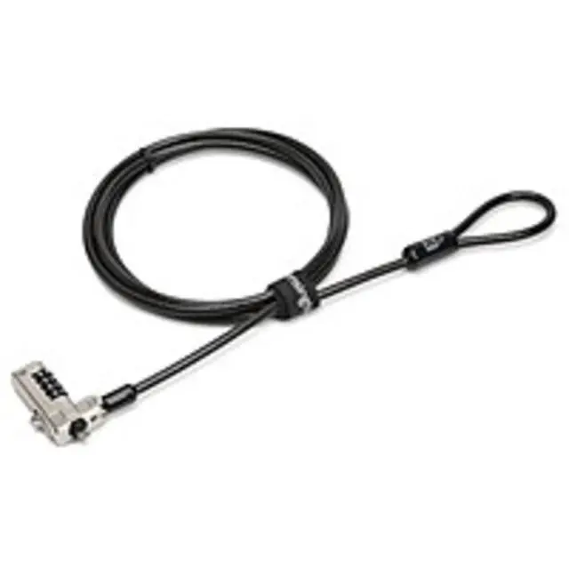 Alt view image 11 of 14 - Kensington Serialized Combination Cable Lock for Dell Devices with Wedge Slots K68010WW