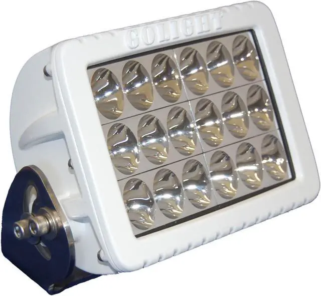 Alt view image 4 of 5 - GOLIGHT GXL LED FLOODLIGHT FIXED MOUNT WHITE