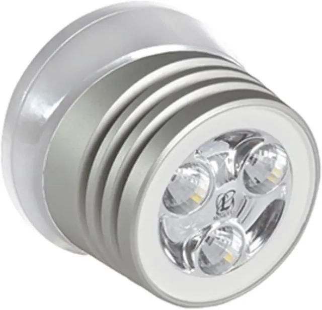 Alt view image 6 of 11 - LUMITEC ZEPHYR DECK LIGHT WHITE LED WHITE BASE BRUSHED FINISH 12/24V
