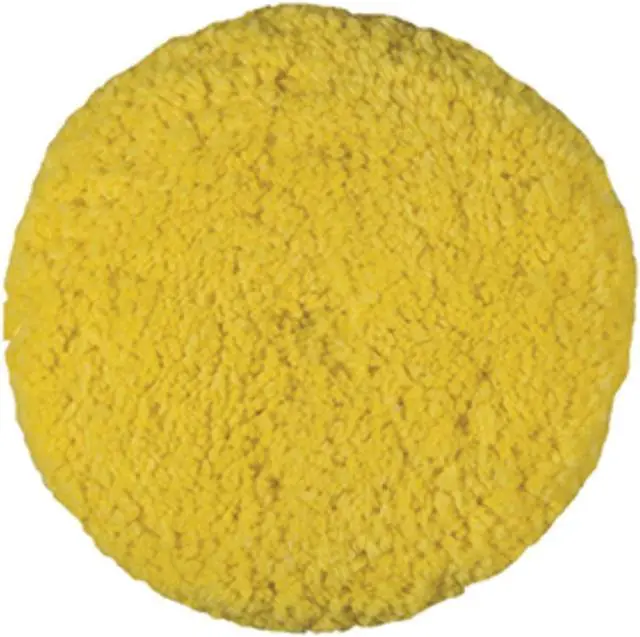 Alt view image 2 of 8 - Presta Rotary Blended Wool Buffing Pad - Yellow Medium Cut