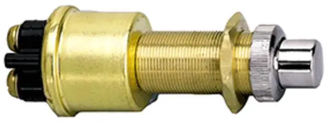 Alt view image 3 of 8 - BEP 2-Position SPST Heavy-Duty Push Button Switch - OFF/(ON) - 35 Amp