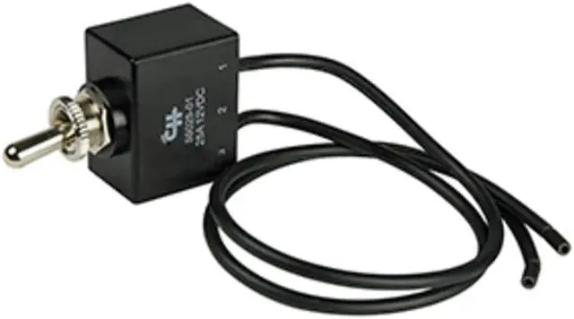 Alt view image 2 of 6 - BEP SPST Sealed Toggle Switch - OFF/(ON)