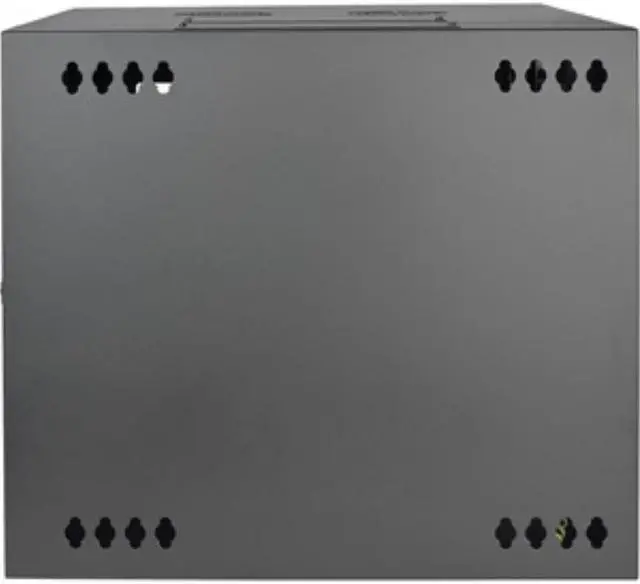 Alt view image 11 of 20 - Tripp Lite 10U Wall-Mount Rack Enclosure Server Cabinet, Hinged Back, Clear Acrylic Window (SRW10USG)