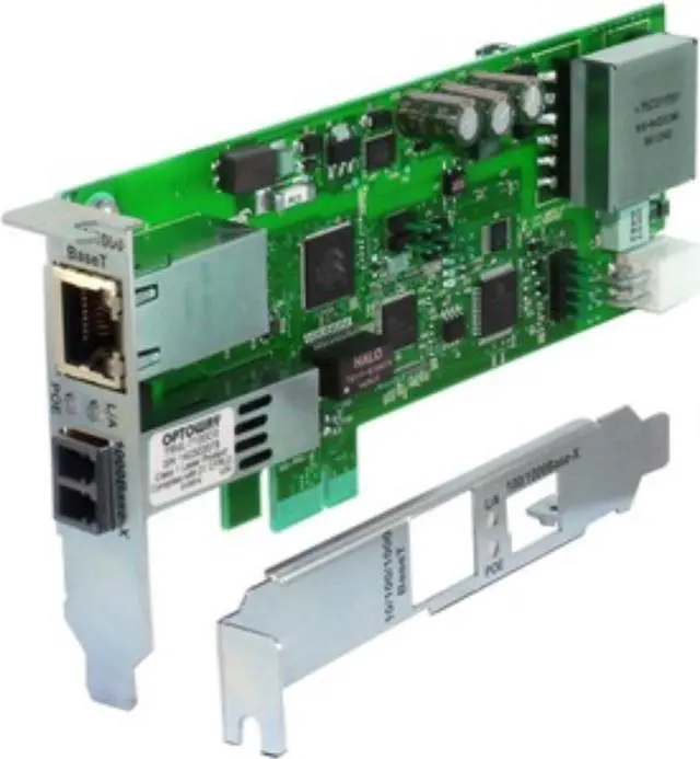 Alt view image 7 of 13 - Transition Networks N-GXE-POE-LC-01 Gigabit Ethernet Card