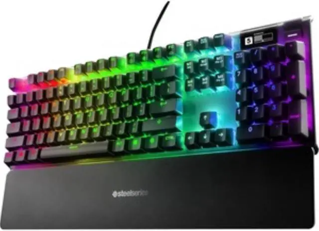 Alt view image 9 of 20 - SteelSeries Apex PRO Adjustable Mechanical Switch Gaming Keyboard 64626