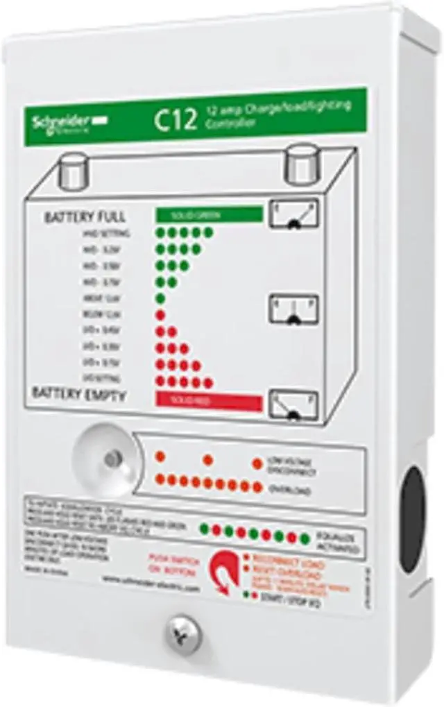 Alt view image 5 of 6 - Xantrex C-Series Solar Charge Controller - 12 Amps