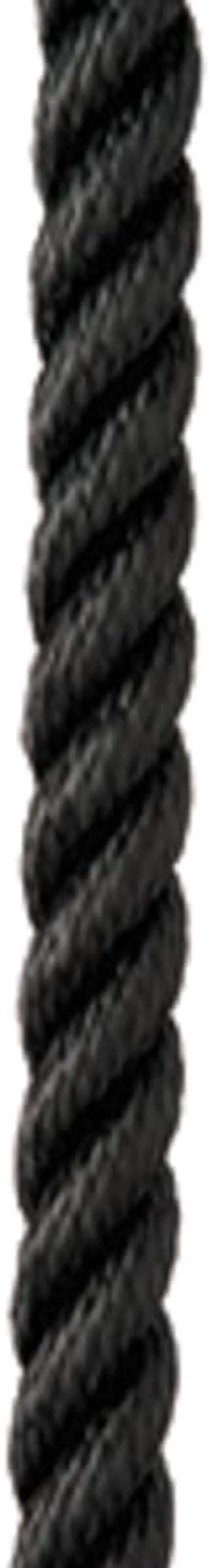 Alt view image 2 of 8 - New England Ropes 1/2" X 35' Premium Nylon 3 Strand Dock Line - Black