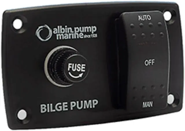 Main image of Albin Pump 3-Way Bilge Panel - 12/24V