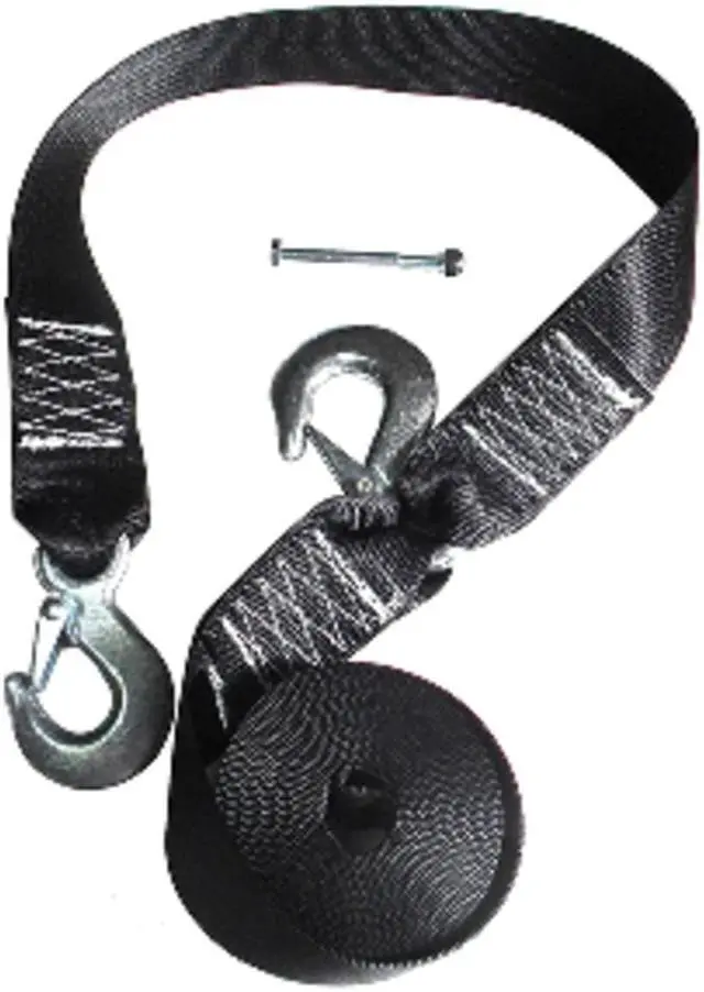 Alt view image 4 of 7 - Rod Saver Winch Strap Replacement w/Safety Strap - 20'
