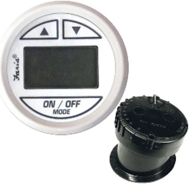 Alt view image 4 of 5 - Faria Beede Instruments Dress White Depth-in Hull Mount 13151
