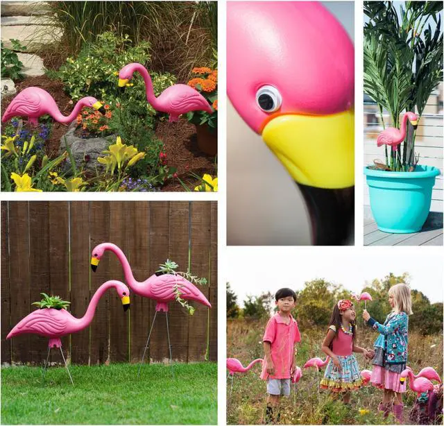 Alt view image 5 of 9 - Bloem Patio Lawn Pink Flamingo, 2 Per Pack