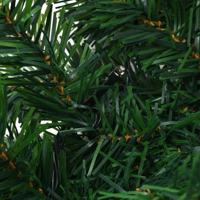 Alt view image 12 of 12 - vidaXL Christmas Garland Decoration Artificial Xmas Garland with LED Lights