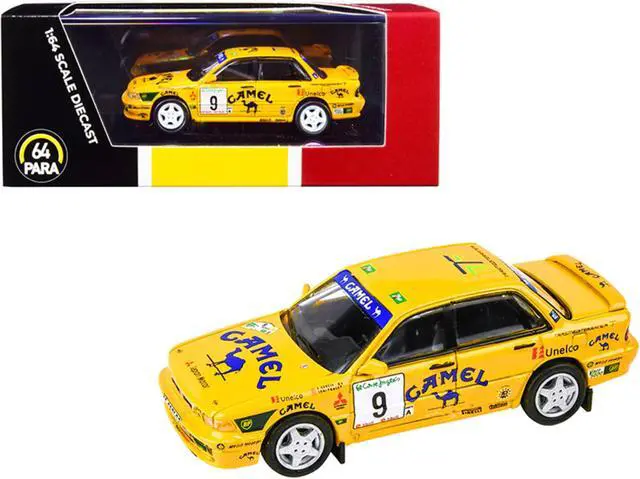 Alt view image 2 of 5 - Mitsubishi Galant VR-4 #9 S. Garcia - A. Ponce Rally El Corte Ingles (1995) 1/64 Diecast Model Car by Paragon