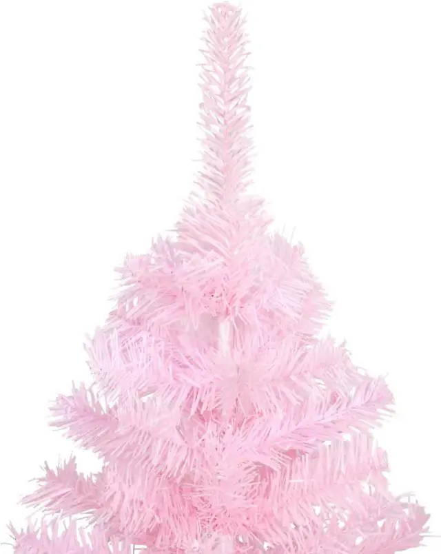 Alt view image 5 of 15 - vidaXL Christmas Tree Decoration Artificial Xmas Tree with Stand Pink PVC