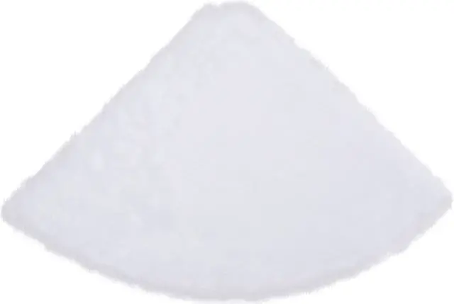 Alt view image 9 of 13 - vidaXL Christmas Tree Skirt Decoration Artificial Tree Mat White Faux Fur
