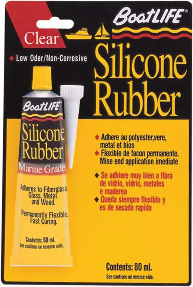 Alt view image 4 of 10 - BOATLIFE 1140 SILICONE RUBBER TUBES 2.8 FL. OZ. CLEAR