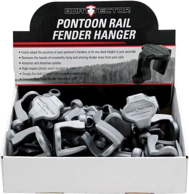 Main image of Extreme Max 3005.5005 BoatTector Pontoon Rail Fender Hanger/Adjuster - Display Pack of 36