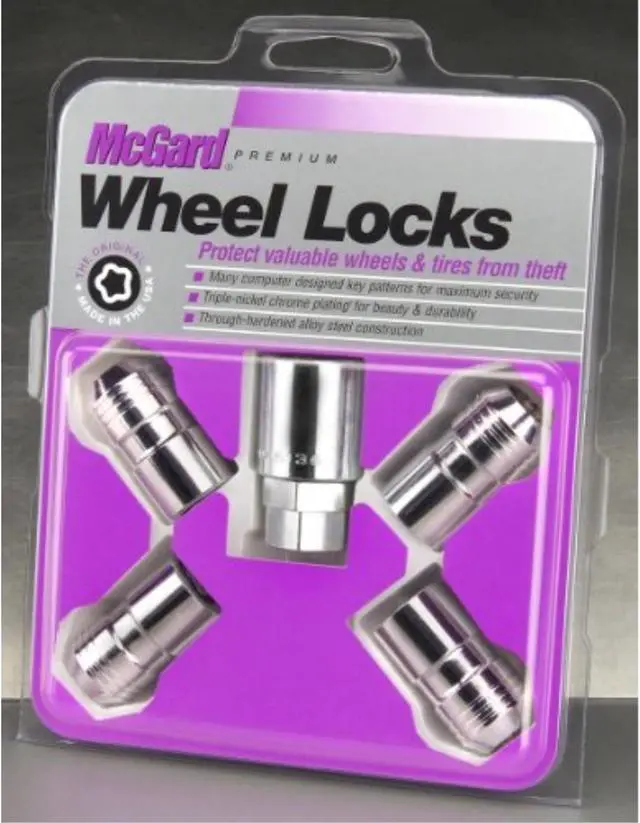 Alt view image 20 of 20 - MCGARD Chrome 14 mm x 1.50 Thread Cone Seat Premium Wheel Lock 4 pc P/N 24215