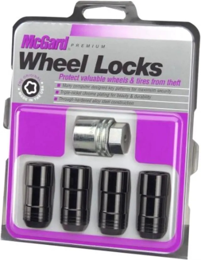 Alt view image 9 of 15 - McGard 24220 Chrome/Black Cone Seat Wheel Lock Set (M14 x 1.5)