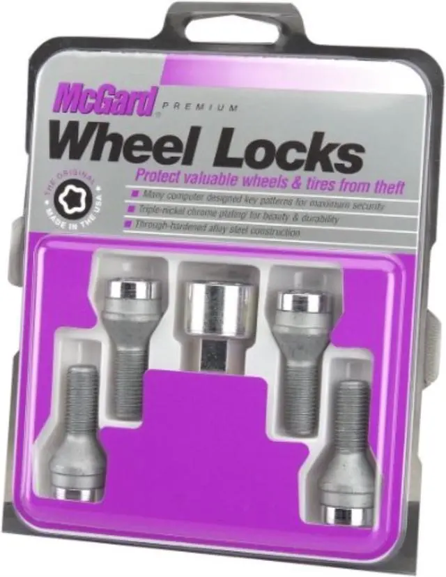 Alt view image 15 of 20 - McGard 27226 Chrome Bolt Style Cone Seat Wheel Lock Set (M14 x 1.25)