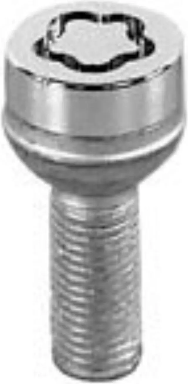 Alt view image 11 of 18 - McGard 28018 Chrome Bolt Style Radius Seat Lock Bolt Set (M14 x 1.5)